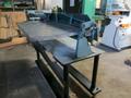 22 Ga. x 4 ft Roper Whitney Connecticut Bench Brake and 18" Lockformer Manual Cleatbender - Steel Stand made by previous Owner