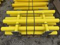 (20) 6' LONG x 36" HIGH IDEAL SHIELD TWO LINE PLASTIC COATED HEAVY DUTY GAURDRAIL BARRIER: YOBRO #24874