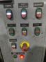 2012 DeLong 7 super rubber belt tumblast machine rated at 7 cu ft capacity, 20hp direct drive shot wheel, very good condition