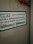 2007 Sinto model scc-90-a vertically parted cold box core cell s/n scc-0011-00 with recieving hopper, scc90 core machine with enclosure and controls