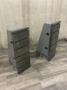 1 SET OF G &amp; L 12" X 36" HIGH T SLOTTED ANGLE PLATES: STOCK #81244