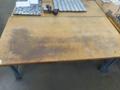 Work Bench, Wood Top, Metal Legs- Auction Item
