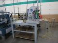 Arbor Press, E-Z Tapper and Bench Vise on Steel Table- Auction Item