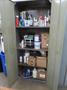 Cabinet 2 Door w Contents of Assorted Painting and Cleaning Supplies- AND MORE!- Auction Item