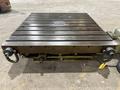 60" X 60" SHIBAURA MODEL #BFT-13CW2 T-SLOTTED ELECTRIC POWERED ROTARY TABLE: STOCK #19526
