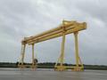 80/40 TON X 195' X 59' LIFT NORTH AMERICAN IND DOUBLE LEG ROLLING GANTRY CRANE: STOCK #12533