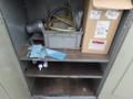 Cabinet 2 Door w Contents of Assorted Shop Supplies- Auction Item