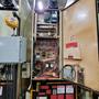 220 TON AIDA MODEL #NC1-200(2) GAP FRAME PRESS, WITH 9.84" STROKE: STOCK #22203