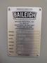 80" X 9 GAUGE BAILEIGH PR-609 HYDRAULIC PLATE BENDING ROLL NEW 2015: YOBRO #24450