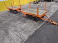(2) 72" X 36" A STREICH &amp; BROS HEAVY DUTY FLAT BED TOW CARTS: STOCK #23688