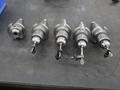 CT50 Taper Tool Holders: (4) w Jacobs Drill Chucks, (1) End Mill Holder, Haas Retention Knobs- Auction Item