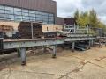 30'  OF HEAVY DUTY POWERED CHAIN DRIVEN ROLLER CONVEYOR 33" WIDE