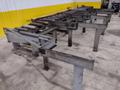 30' LONG POWERED ROLLER CONVEYOR W/ BEAM TRANSFER ARMS: STOCK #20756