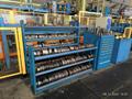 50 TON ASMAG DRAW BENCH w/INLINE SAW CUTTING, NEW 2003