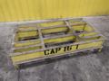 16 TON (32,000 LBS) x 46" x 80" HEAVY DUTY RAIL MOUNTED PORTABLE TRANSFER CART: YOBRO #24227