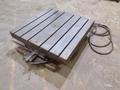 48" X 48" X 27,000 LBS LUCAS PNEUMATIC AIR LIFT ROTARY TABLE: STOCK 19781