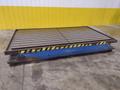 129" X 72" X 14" HIGH T-SLOTTED LAYOUT TABLE / BOLSTER PLATE: STOCK #22373