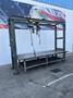 12' SHOP MADE CRANE SYSTEM WITH (2) 1 TON CM ELECTRIC HOIST: STOCK #77843