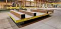10' X 20' HEAVY DUTY STEEL TRANSFER PULL CART / RAIL CAR:: YOBRO #24622