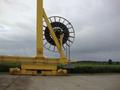 80/40 TON X 195' X 59' LIFT NORTH AMERICAN IND DOUBLE LEG ROLLING GANTRY CRANE: STOCK #12533