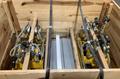TC AMERICAN CRANE RUBBER WHEEL POWERED TRACTOR DRIVE TROLLEY &amp; HOIST CARRIER, NEW IN CRATE: YOBRO #24827