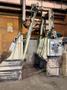5 CU FT METFIN STEEL BELT ROTARY TUMBLE SHOT BLAST MACHINE w/ LOADER HOPPER: YOBRO #26451