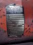 2000 LBS (1 TON) WRIGHT MODEL #W1 CABLE HOIST W/ POWERED TROLLEY: STOCK #18743