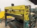 60" x 16 GAUGE IOWA PRECISION MODEL #GAF60-6 COIL SLEAR (SLITTING &amp; CUT-TO-LENGTH) LINE, WITH UNCOILERS &amp; SIDE PUNCHING / NOTCHING: YOBRO #24552