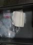 Metal Work Desk with Drawers w Sliding Door and Contents w Light- Auction Item