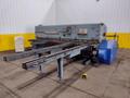13' x 1/4" AMADA MODEL #M-4065 MECHANICAL POWER SQUARING SHEAR, FRONT GUAGING, CONVEYOR &amp; STACKER: STOCK #19272