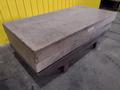 8' X 4' X 16" STARRETT CRYSTAL PINK SURFACE PLATE: STOCK #19055