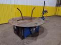 5,500 LBS X 48" AWC (ACCRA-WIRE CONTROLS) MODEL #F-200AF HORIZONTAL PALLET TYPE POWERED DE-COILER REEL: STOCK #19265