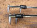 Mitutoyo (2pcs) ABSOLUTE Digimatic 12" Digital Caliper **Missing Thumb Rollers**- Auction Item