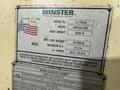 24,000 lbs. x 32" Width Minster Coil Reel and Minster Powered Straightener,  Model#MRH20-38S &amp; MSH30-32-7, Year 2007