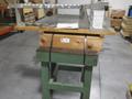 Balance Beam Testing Device, **Shop Made**, On Rolling Wood Cart with Weights and Conversion Charts- Auction Item