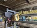 1000 LBS X 13' x 36' GORBEL OVERHEAD CRANE SYSTEM, WITH RUNWAY RAILS &amp; PNEUMATIC BUDGET HOIST: STOCK #19685