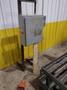 60" x 48" ROACH LIFT &amp; TILT UPENDER / TABLE WITH ROLLER CONVEYOR, 115 VOLT &amp; AIR: YOBRO #24709