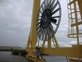 80/40 TON X 195' X 59' LIFT NORTH AMERICAN IND DOUBLE LEG ROLLING GANTRY CRANE: STOCK #14494