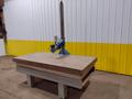 PORTER-CABLE ROUTER W/ HD GUIDE ARM ON 8' X 4' X 10" STARRETT CRYSTAL PINK GRANITE SURFACE PLATE: STOCK #19044