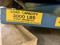 3,000 LBS X 48" X 48" ROTO-MAX HYDRAULIC SCISSOR LIFT TABLE W/ ROTARY LEWCO ROLLER CONVEYOR TOP, 110 VOLT: STOCK #20874