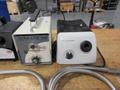Precision 4.5" x 4.5" Single Axis Stage with Mitutoyo 0-50mm Micrometer, (3) Fiber Optic Light Sources, (2) Light Rings- Auction Item