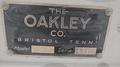 THE OAKLEY CO H-5 EDGE SANDER WITH DUST COLLECTION DUCTS USED