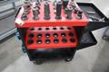 Huot 40 Taper Tool Scoot with (24) CT40 Tool Holders, Step Clamps- Auction Item
