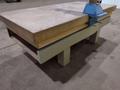 PORTER-CABLE ROUTER W/ HD GUIDE ARM ON 8' X 4' X 10" STARRETT CRYSTAL PINK GRANITE SURFACE PLATE: STOCK #19044