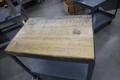 Uline HD Metal Tool Cart with Butcherblock Maple Top- Auction Item