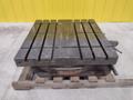 36" X 36" LUCAS T SLOTTED PNEUMATIC AIR LIFT ROTARY TABLE: STOCK 18366