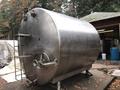 2,000 Gallon C.E. Howard Stainless Steel Insulated Temperature Controlled Tank w/ Agitation 1 HP Motor, 1948