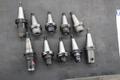 CT40 Taper Tool Holders: (10) End Mill Holders- Auction Item