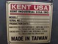 5 HP KENT MODEL #KTM-5VK RAM TYPE  KNEE MILL, 1992: STOCK #19923
