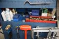 Portable Tool Rack with: Clamps, Hand Tools, Lifting Straps, Chains, Eye-Bolts, Hooks- Auction Item